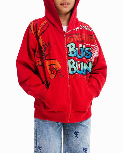 Imagen 0 de Sudadera capucha Bugs Bunny de niño y niña
