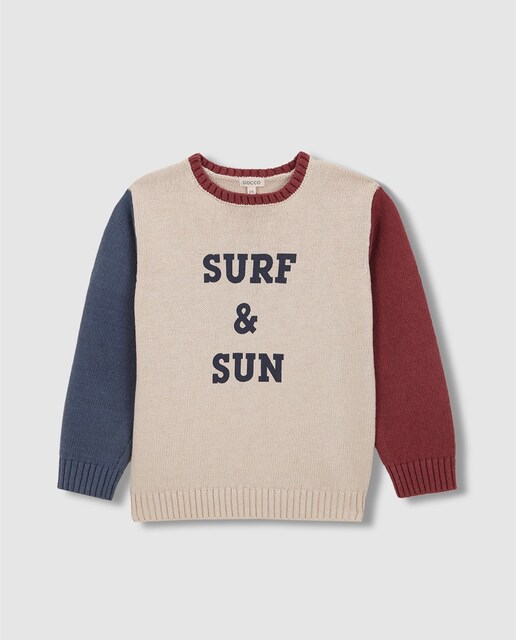 Imagen 0 de Jersey de niño con intarsia y varios colores