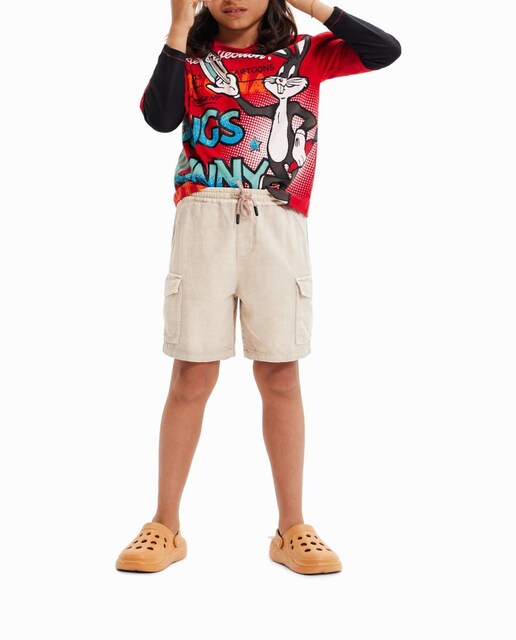 Imagen 0 de Camiseta doble manga Bugs Bunny de niño