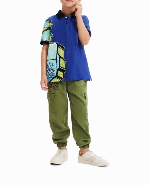 Imagen 0 de Polo manga corta graffiti de niño