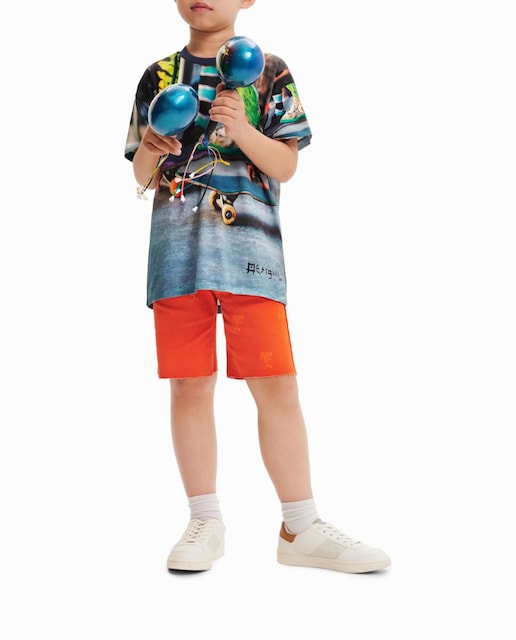 Imagen 0 de Camiseta fotográfico skate de niño y niña