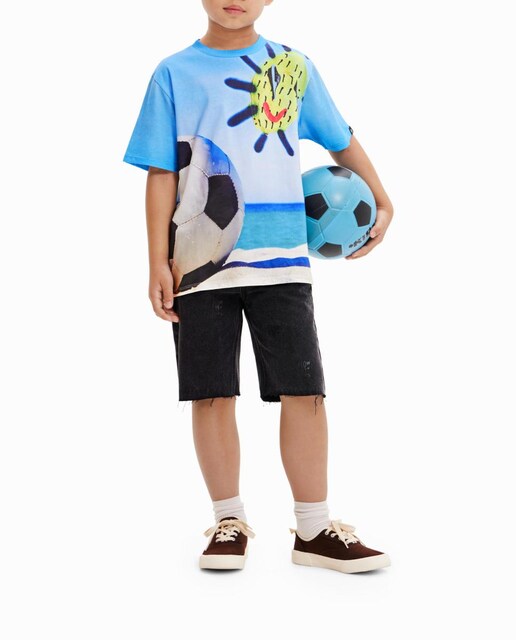 Imagen 0 de Camiseta fotográfico fútbol de niño
