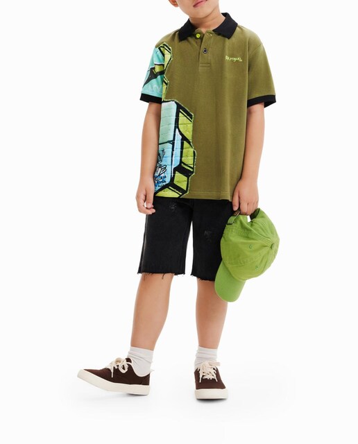 Imagen 0 de Polo manga corta graffiti de niño