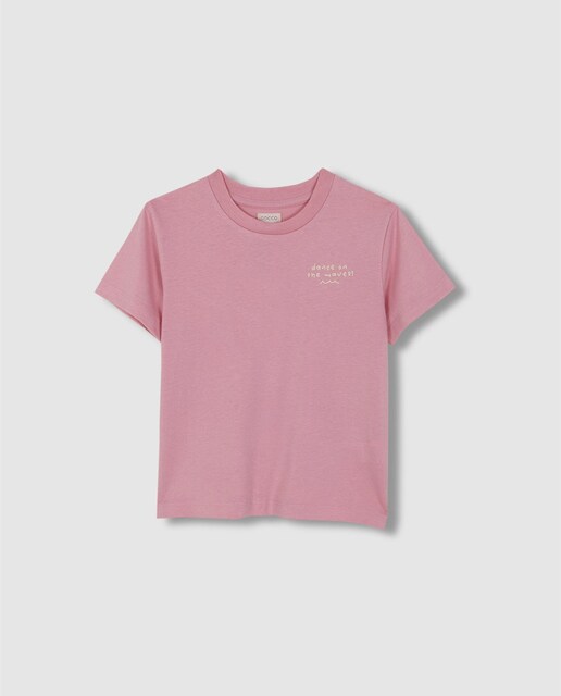 Imagen 0 de Camiseta de niño de manga corta con estampado en delantero y espalda