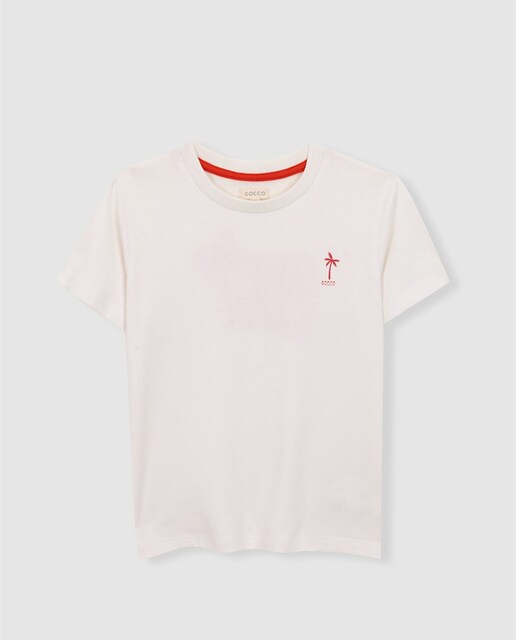 Imagen 0 de Camiseta de niño con manga corta y estampado surf life