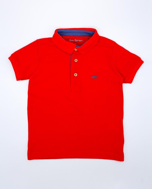 Imagen 0 de Polo  con contraste en . Cuello y botones.