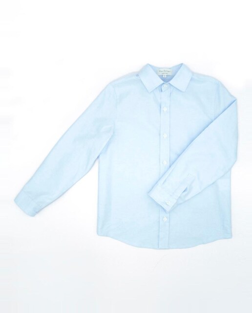 Imagen 0 de Camisa oxford  de manga larga. Con cuello italiano.