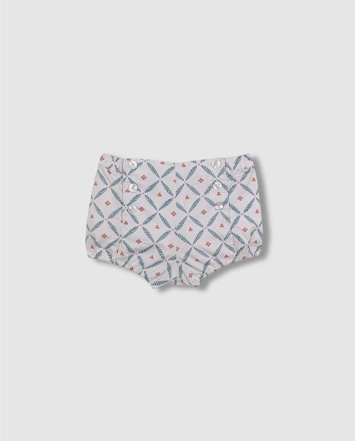 Imagen 0 de Pantalón de bebé niña corto con aperturas frontales