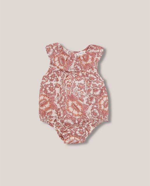 Imagen 0 de Ranita de bebé con maxi volante en el cuello y detalle de canesú