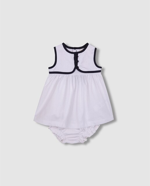 Imagen 0 de Vestido de bebé niña de punto sesentero