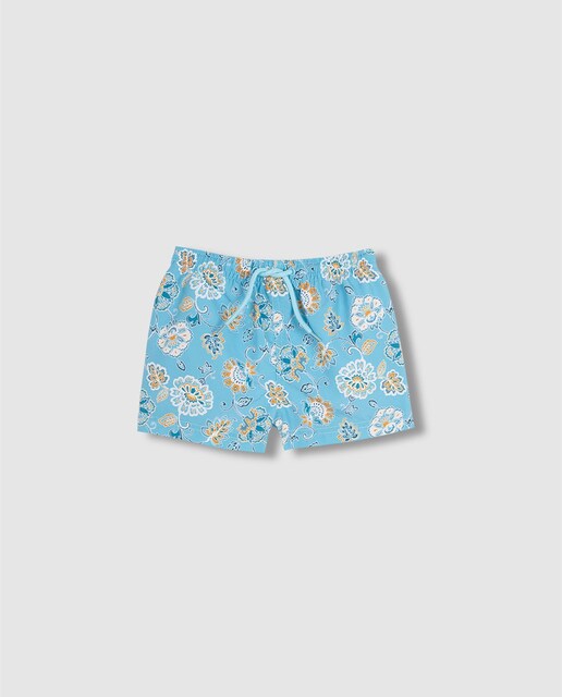 Imagen 0 de Bañador de bebé niño de estampado floral con cordón ajustable