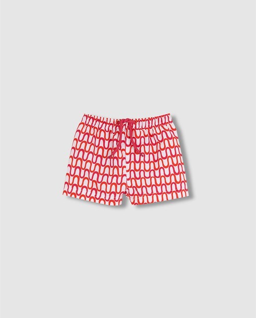 Imagen 0 de Bañador de bebé niño de ondas con cordón ajustable