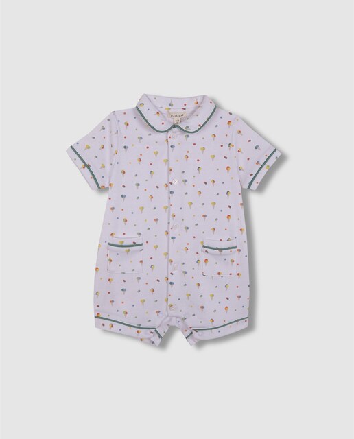 Imagen 0 de Pijama de bebé niño de punto circular con estampado