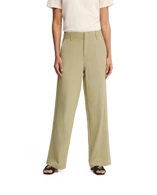 Imagen 0 de Pantalón largo de mujer con corte recto