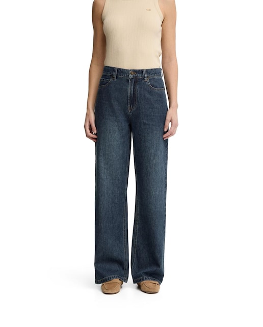 Imagen 0 de Vaquero de mujer de corte holgado y estilo relajado