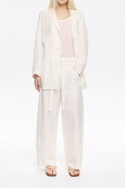 Imagen 0 de Pantalón barrel lino de mujer