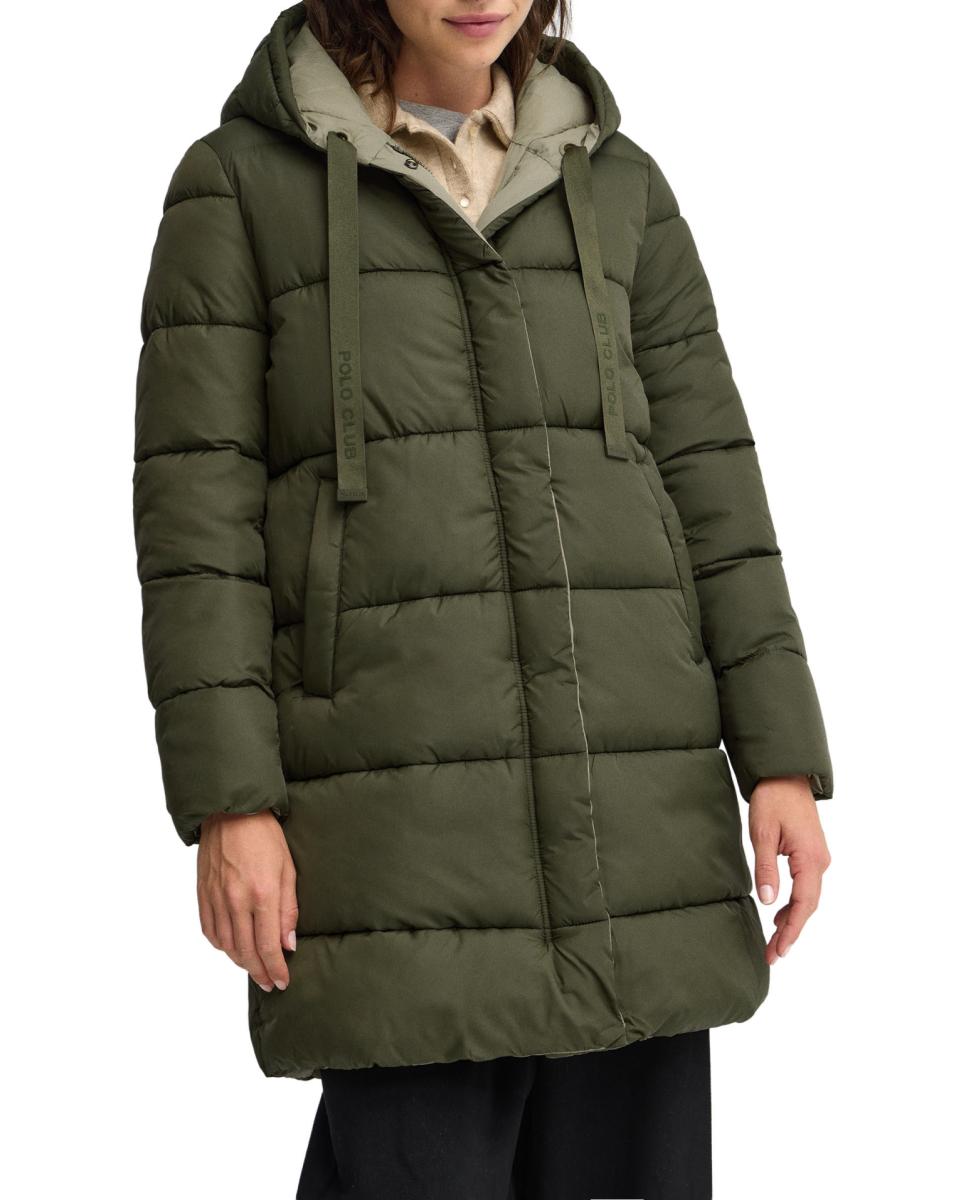 Imagen 0 de Abrigo reversible para mujer de corte regular