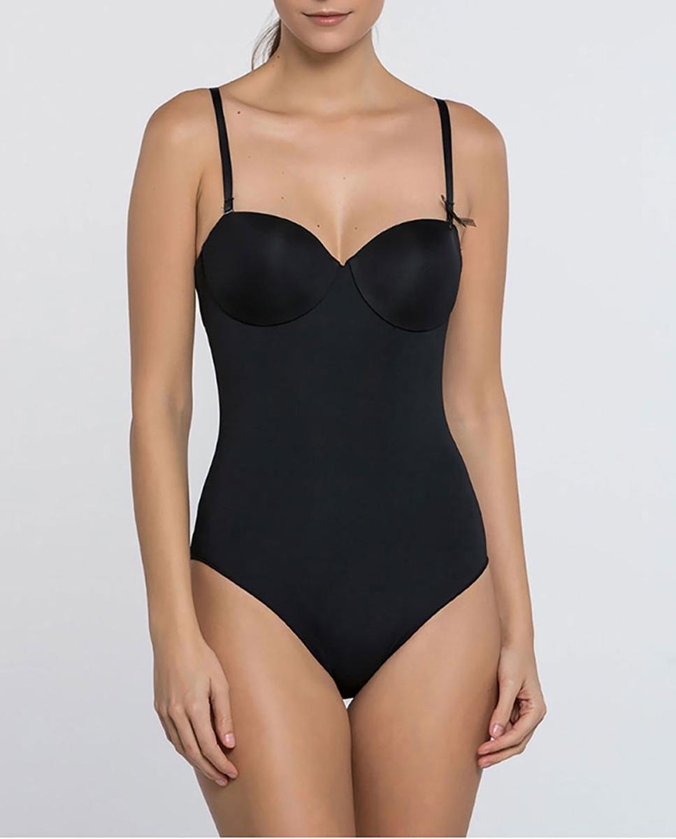 Imagen 0 de Body de mujer sin tirantes de microfibra