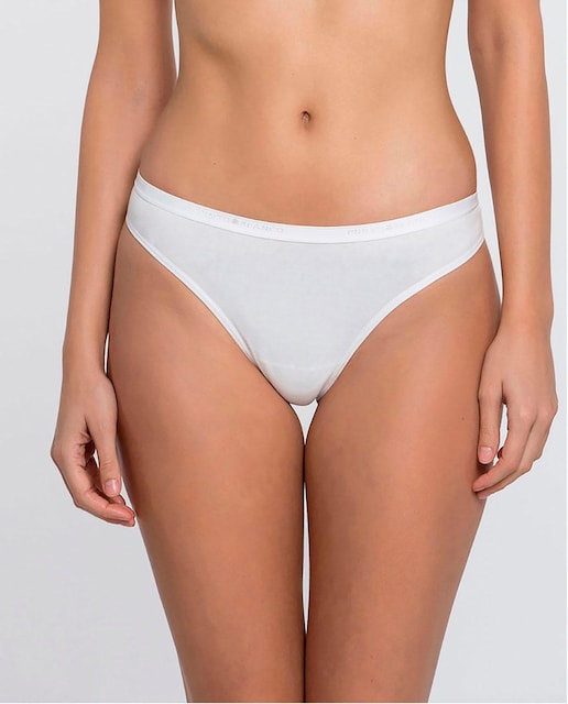 Imagen 0 de Tanga de mujer de algodón con goma vista