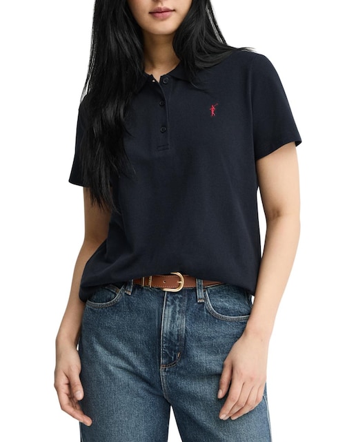 Imagen 0 de Polo de mujer de manga corta y corte regular, confeccionado en algodón piqué