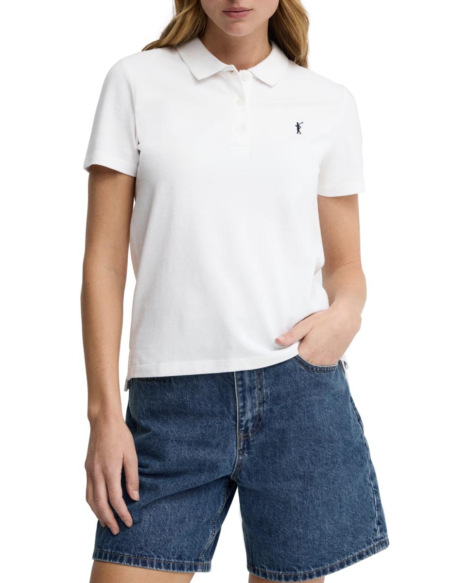 Imagen 0 de Polo de mujer de manga corta y corte regular, confeccionado en algodón piqué