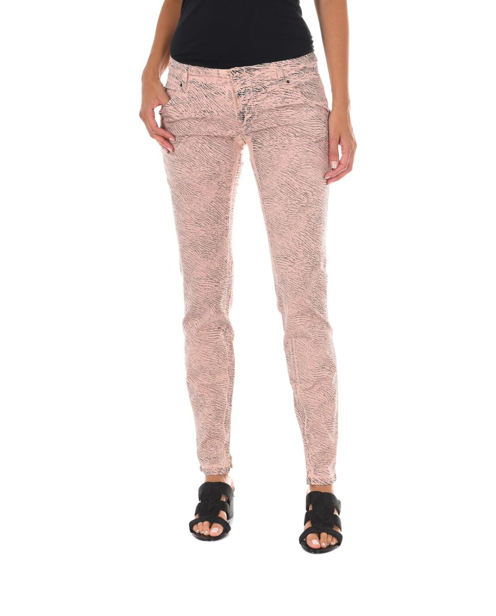 Imagen 0 de Pantalon mujer bajos con corte estrecho