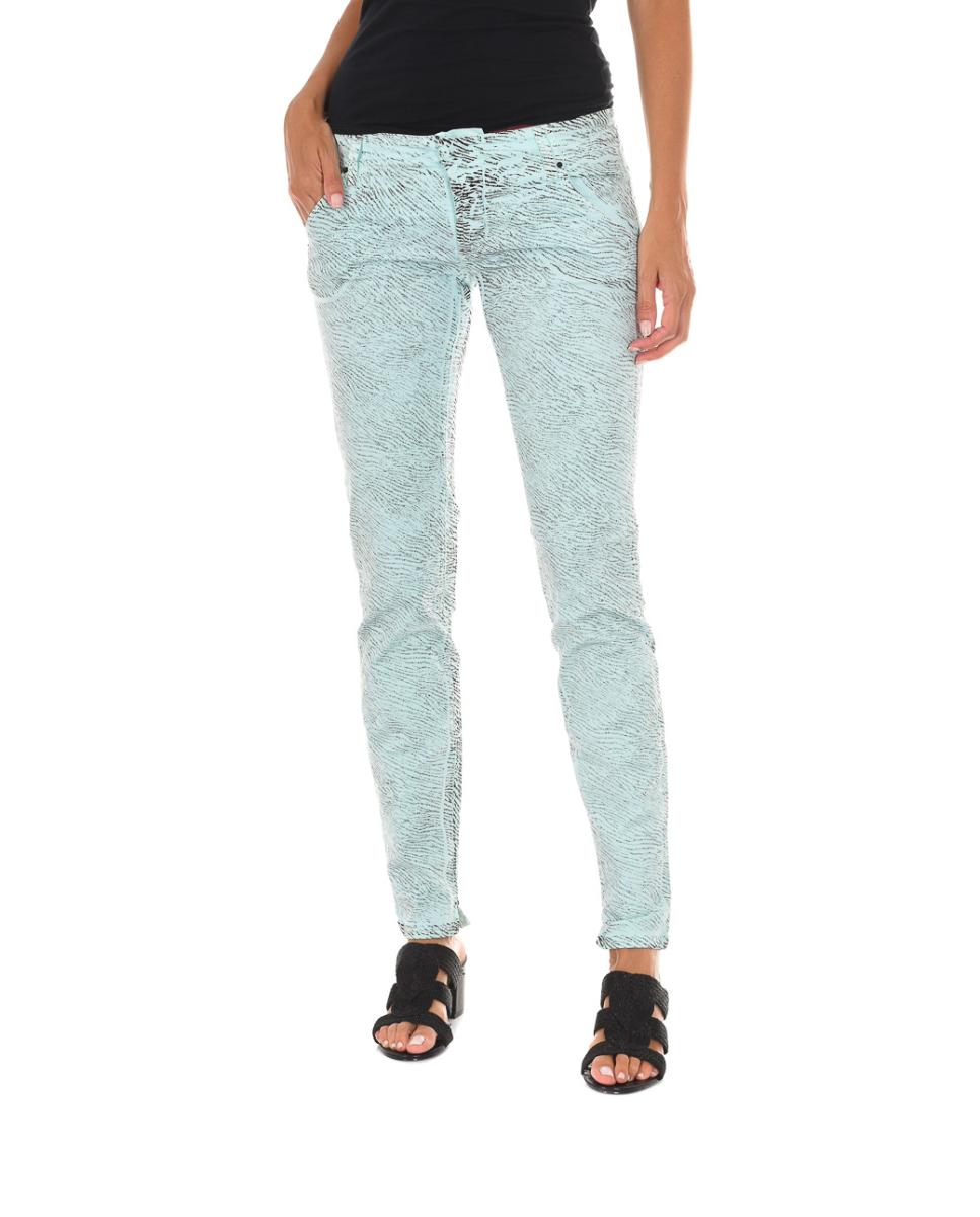Imagen 0 de Pantalon mujer bajos con corte estrecho
