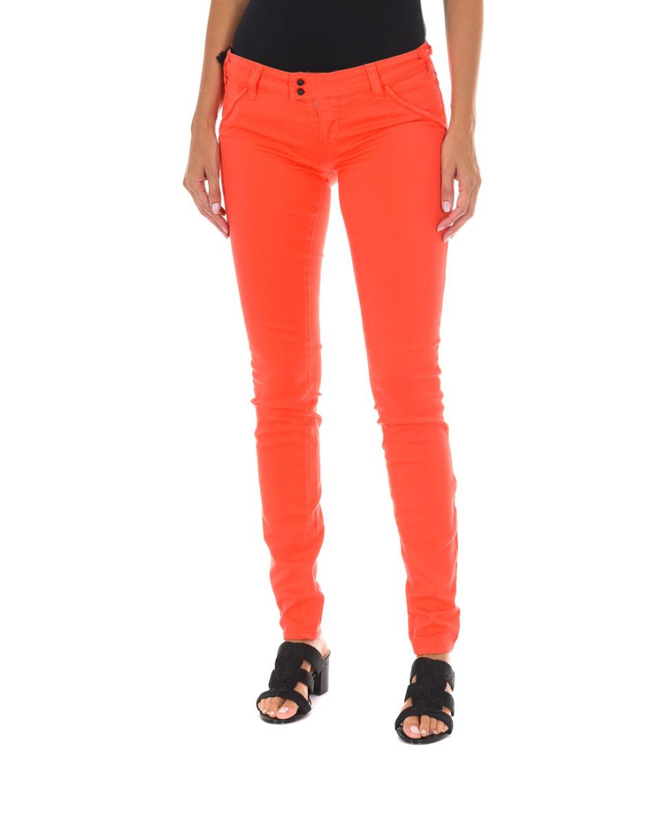 Imagen 0 de Pantalon mujer largo de tejido elástico