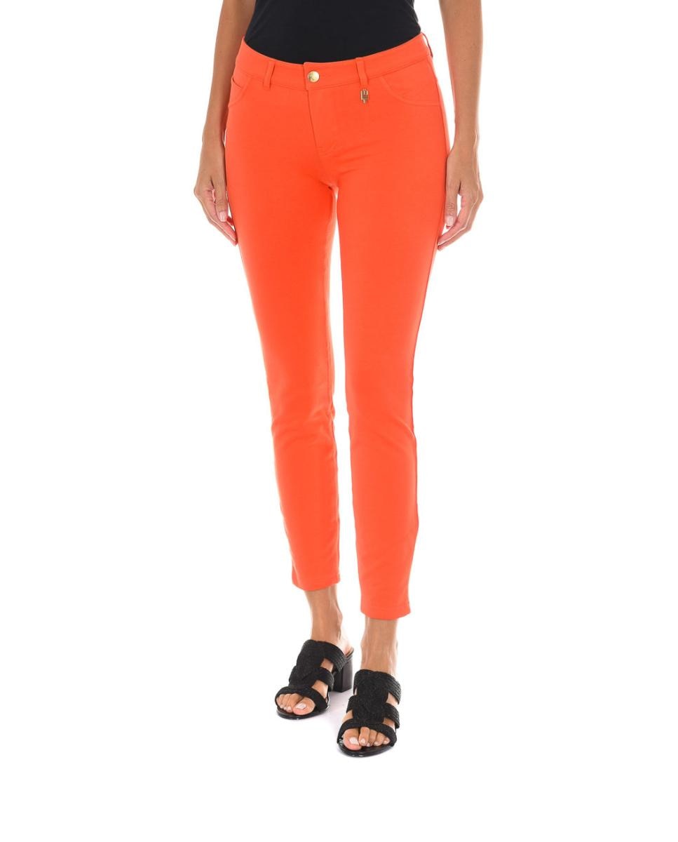 Imagen 0 de Pantalon mujer largo de tejido elástico