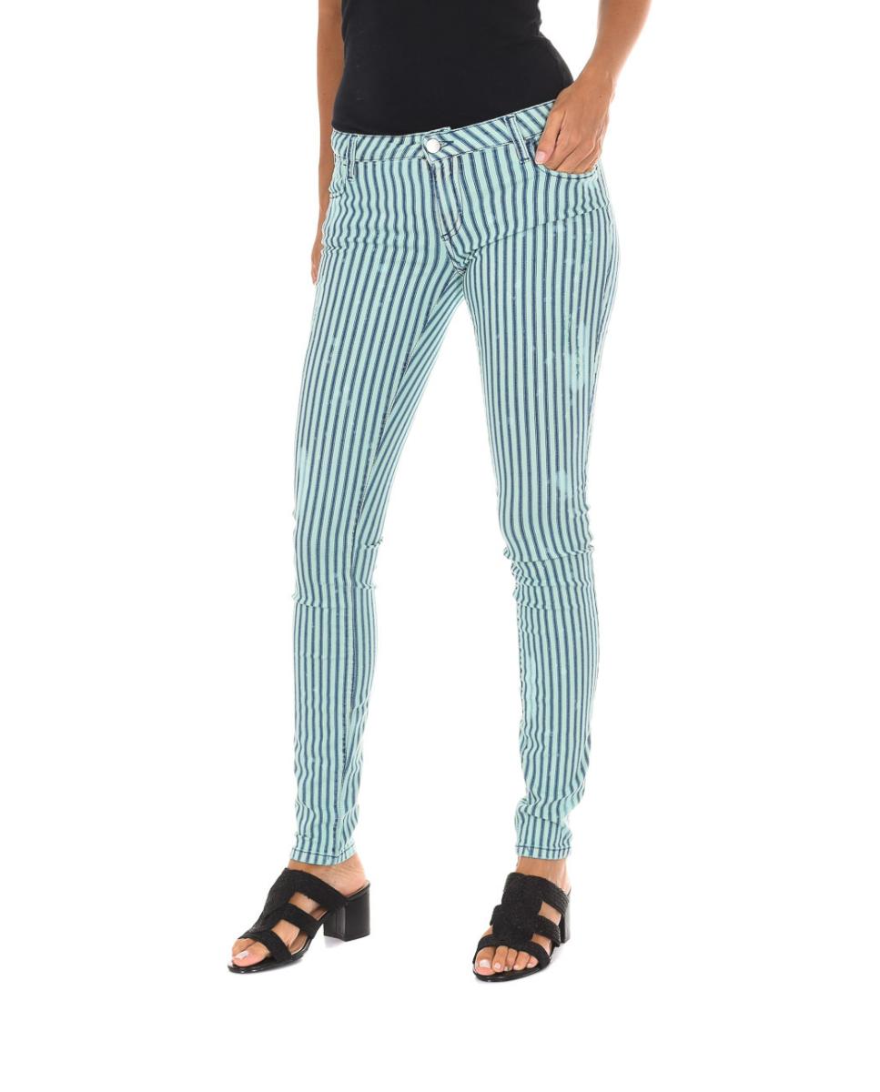 Imagen 0 de Pantalon mujer largo de tejido elástico