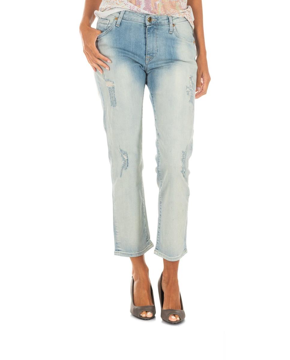 Imagen 0 de Pantalon mujer tejano bajo recto