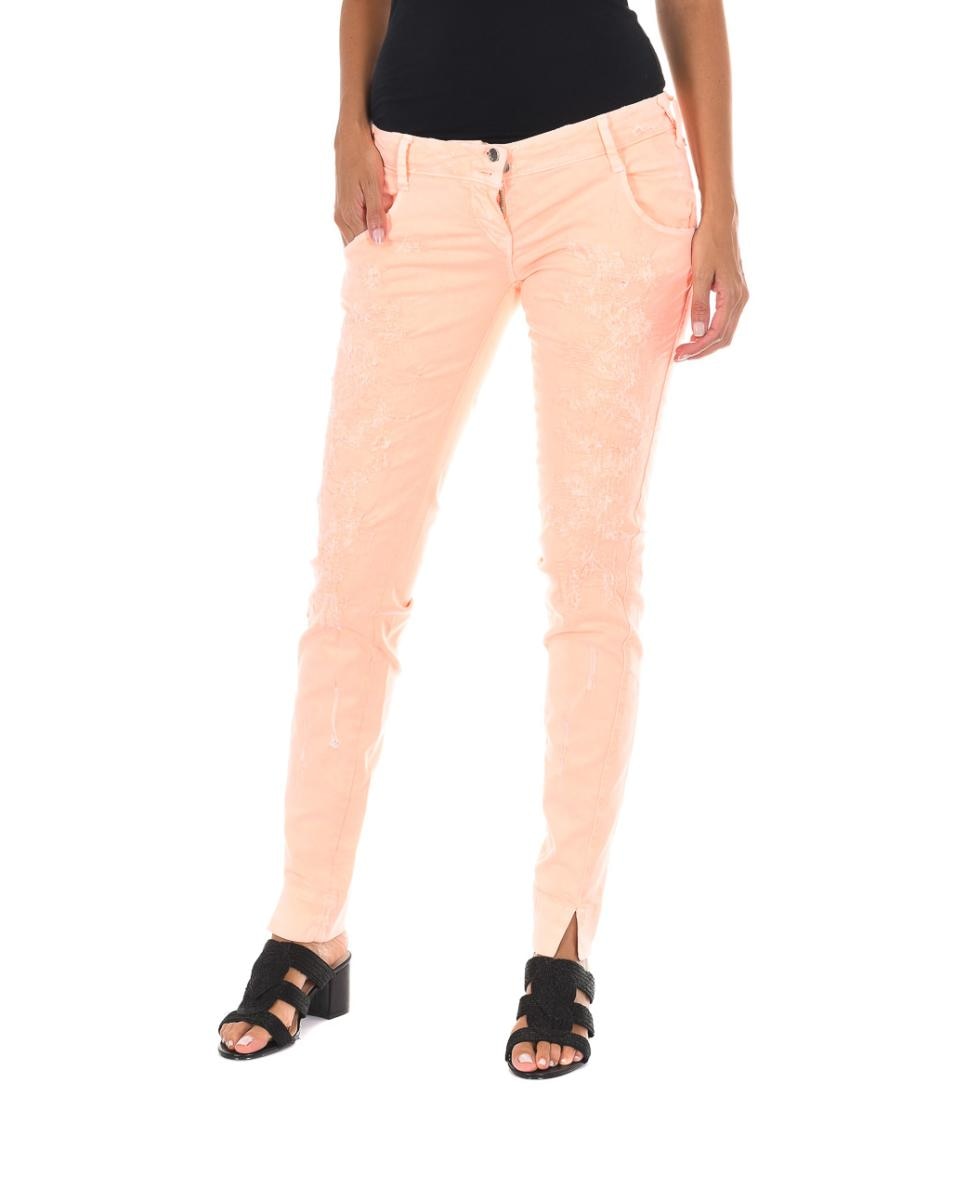 Imagen 0 de Pantalon mujer tejano efecto cosido