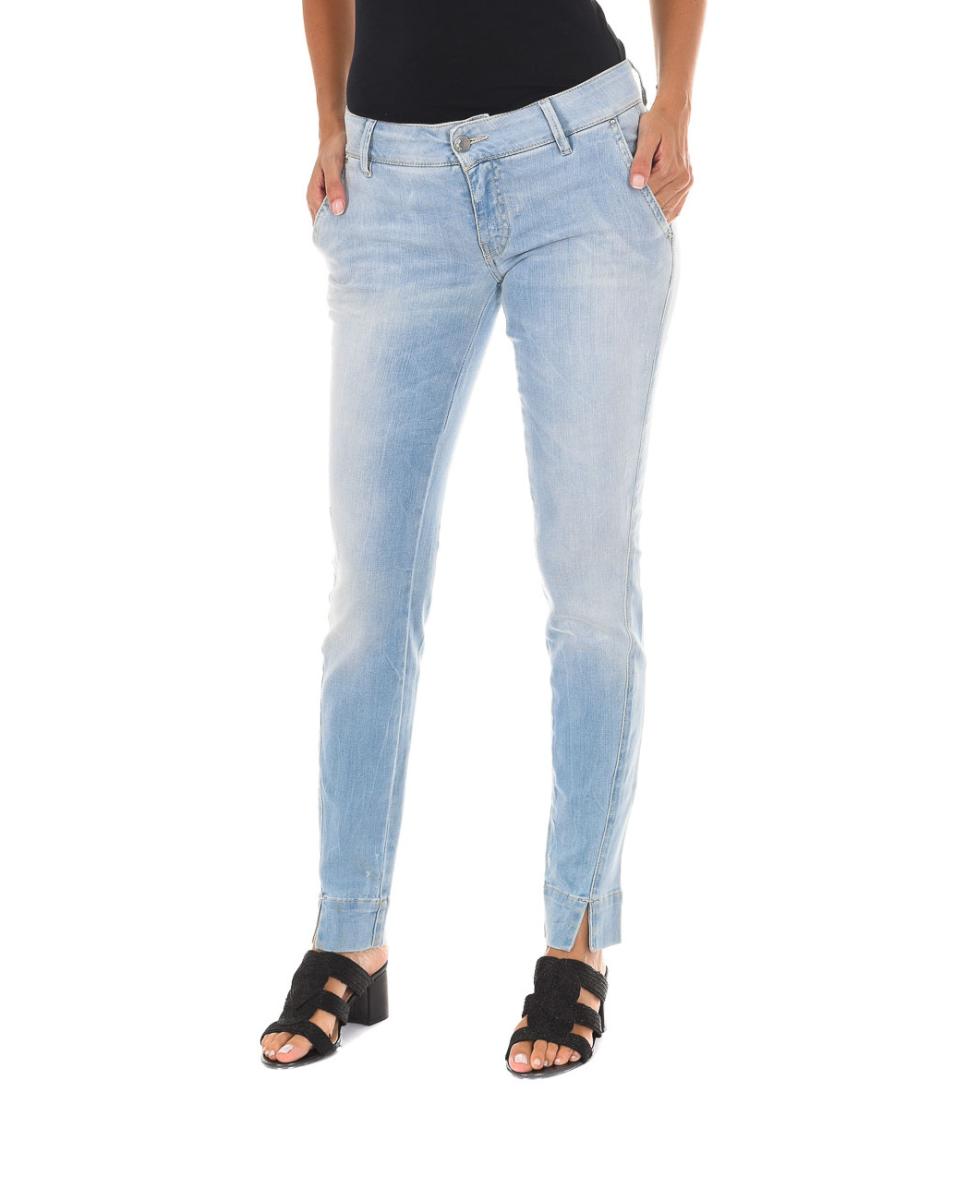 Imagen 0 de Pantalón mujer tejano efecto gastado