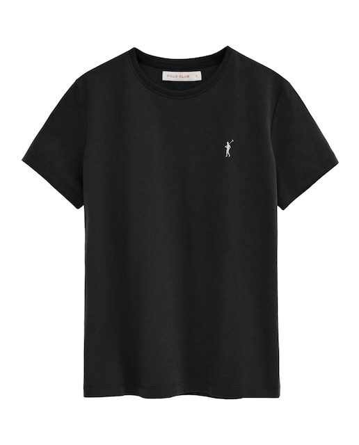 Imagen 0 de Camiseta de mujer de manga corta, cuello redondo y corte recto