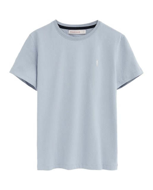 Imagen 0 de Camiseta de mujer de manga corta, cuello redondo y corte recto