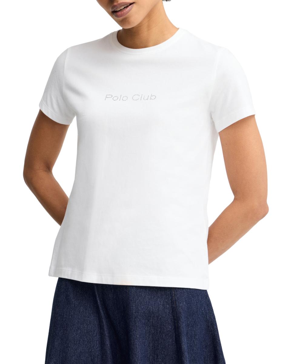 Imagen 0 de Camiseta de mujer de manga corta y corte recto