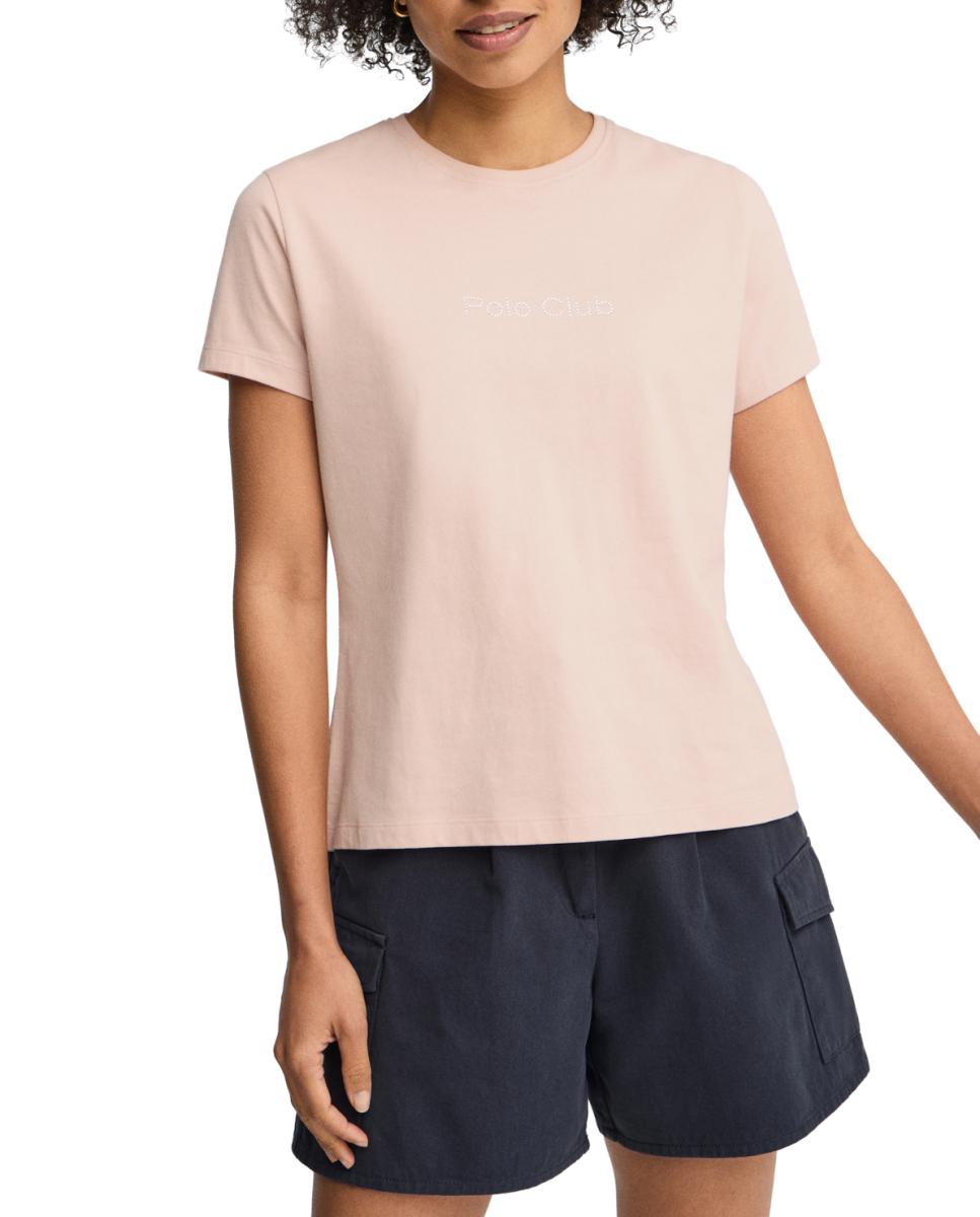 Imagen 0 de Camiseta de mujer de manga corta y corte recto