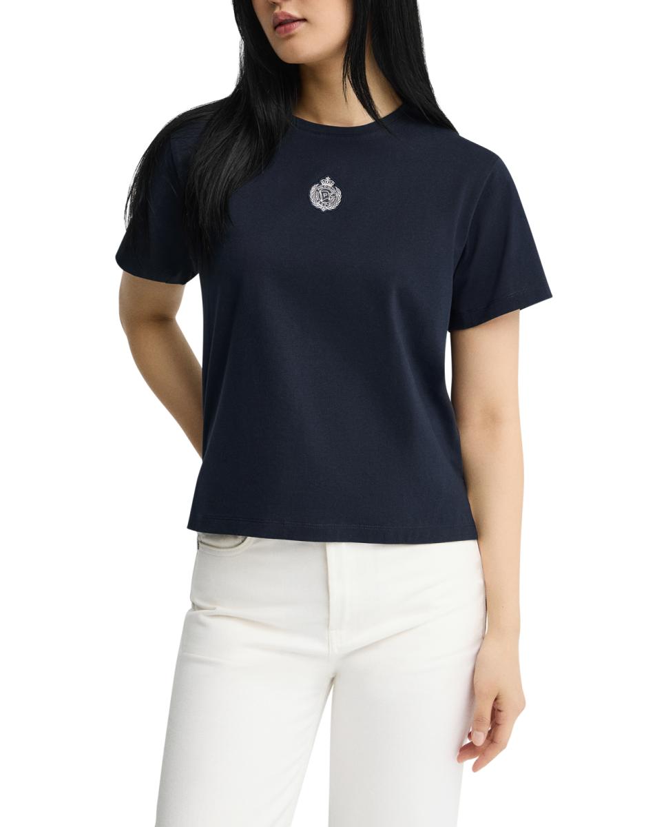 Imagen 0 de Camiseta para mujer de manga corta y cuello redondo