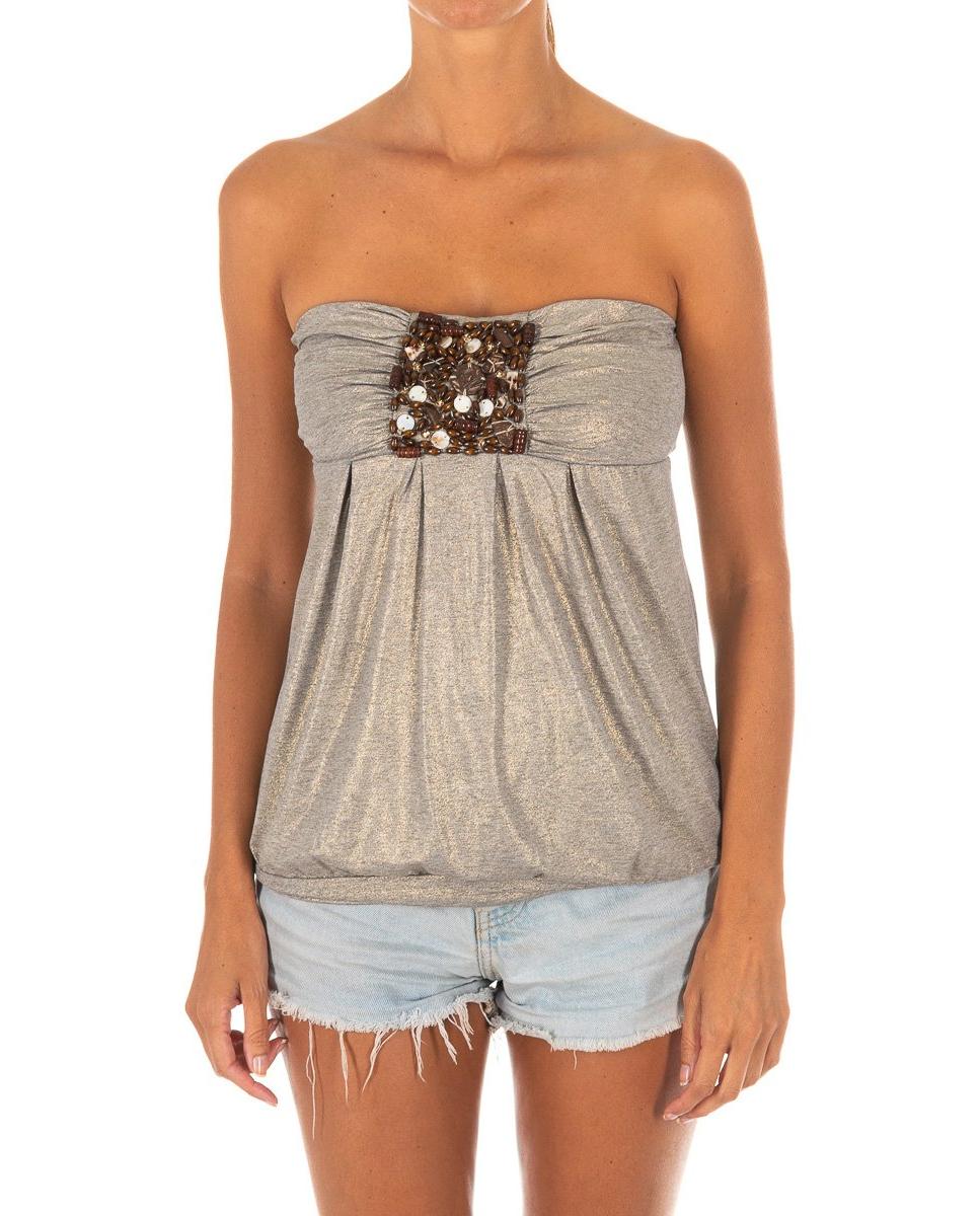 Imagen 0 de Camiseta mujer top strapless