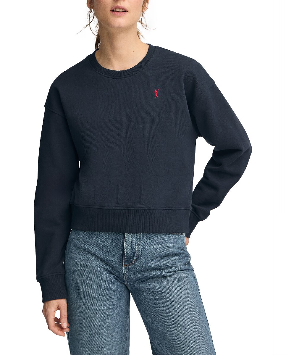 Imagen 0 de Sudadera de mujer de corte boxy con logo Rigby Go