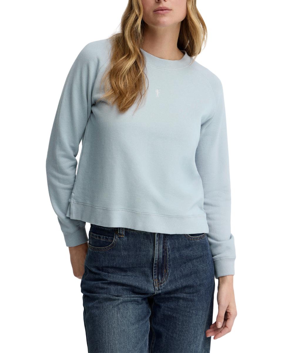 Imagen 0 de Sudadera de mujer con cuello redondo y manga ranglan
