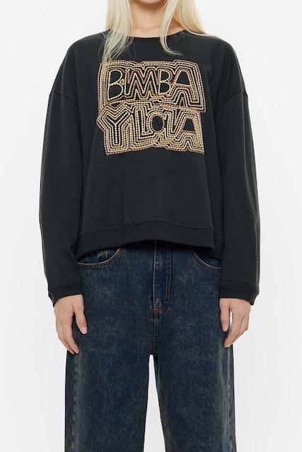 Imagen 0 de Sudadera logo bordado  de mujer