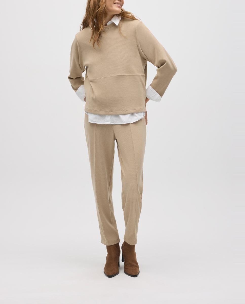 Imagen 0 de Sudadera de mujer con detalle de costura