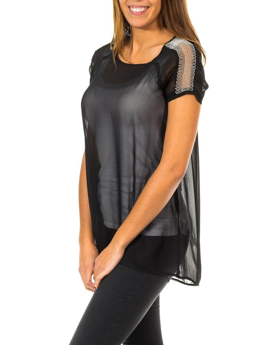 Imagen 0 de Blusa mujer manga corta