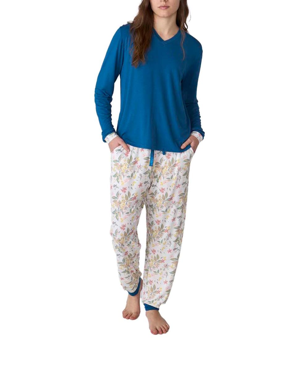 Imagen 0 de Pijama mujer algodón manga larga