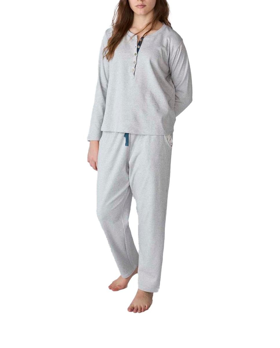 Imagen 0 de Pijama mujer manga larga estampado