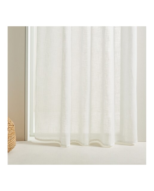 Imagen 0 de Cortina confeccionada con ollados Bicolor 2 El Corte Inglés