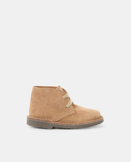 Imagen 0 de Bota bebés safari de piel con cordones