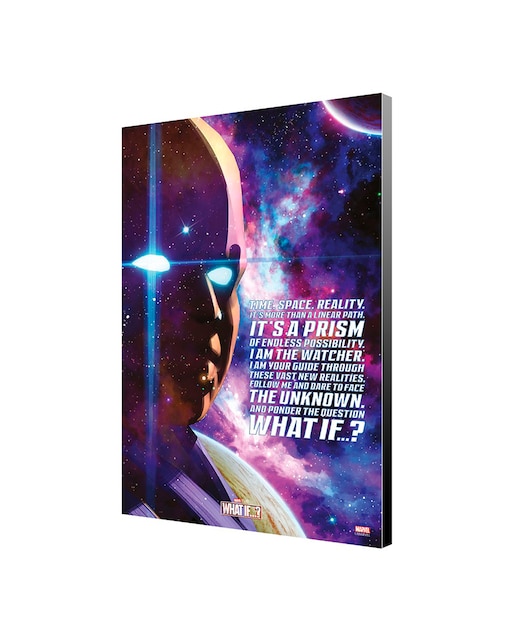 Imagen 0 de Lámina Madera Marvel What If…? El Vigilante