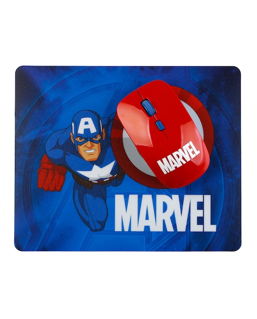 Imagen 0 de Pack Ratón + Alfombrilla Marvel Capitán América